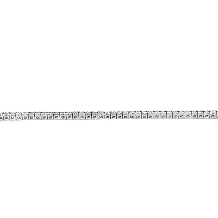 Micro Line Diamond Tennis Bracelet, Traditional (1ct)