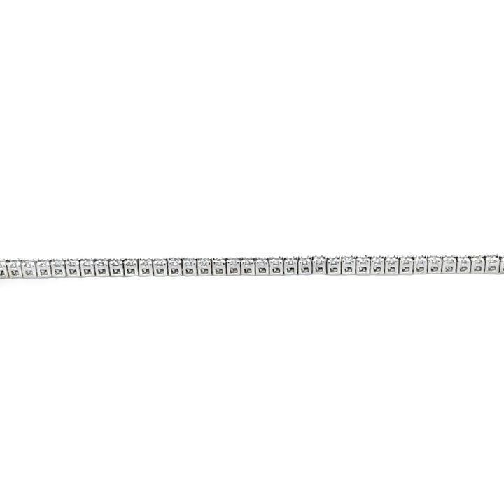 1ct Micro Line Diamond Tennis Bracelet, Traditional