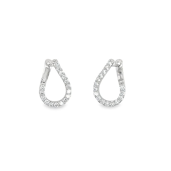 Front and Back Diamond Earrings, 1.60 carats