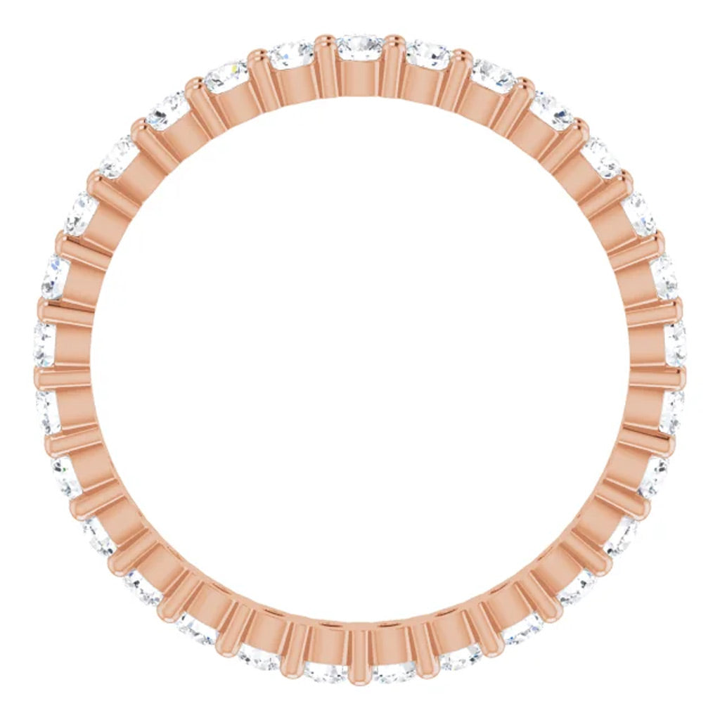 Lab Grown Diamond Eternity Ring, 7/8 CT, Common Prongs