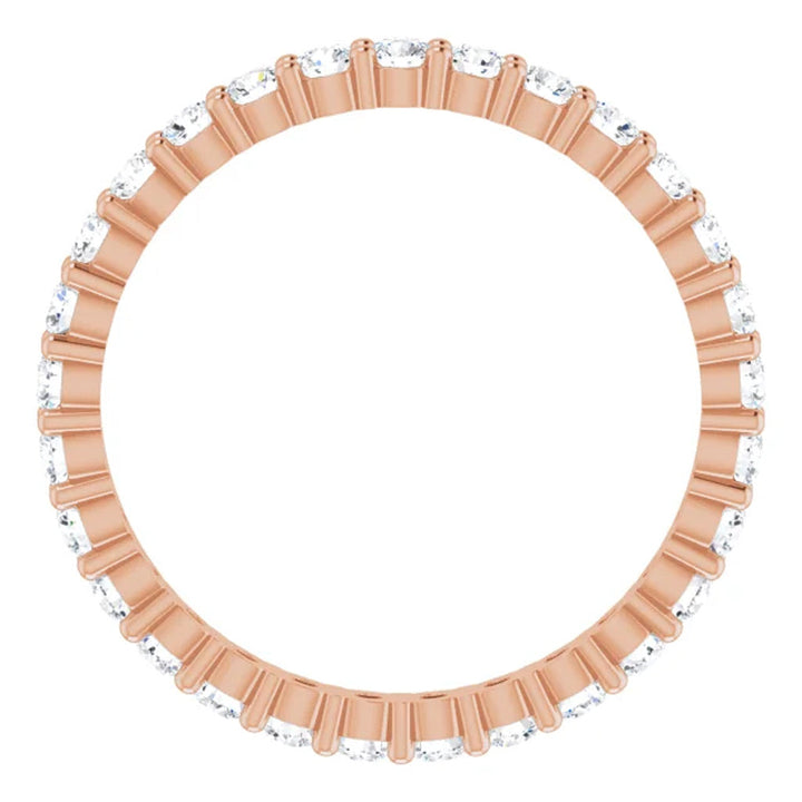Lab Grown Diamond Eternity Ring, 7/8 CT, Common Prongs