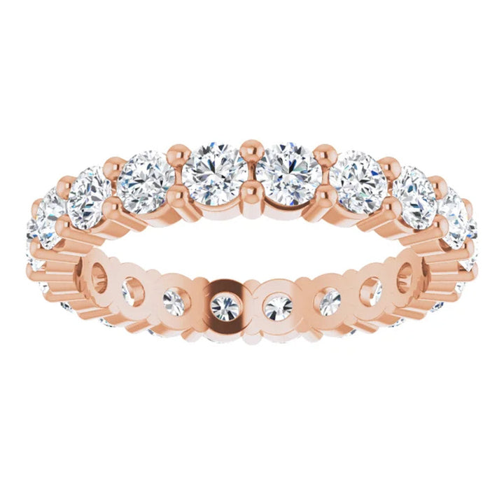 Lab Grown Diamond Eternity Ring, 2 CT, Common Prongs