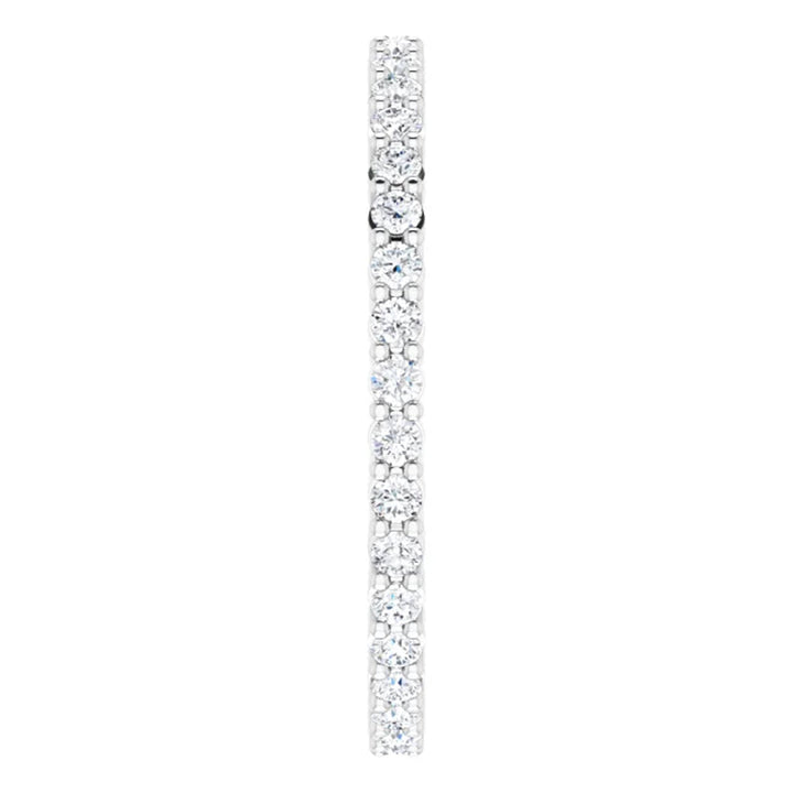 Lab Grown Diamond Eternity Ring, 1 CT, Common Prongs