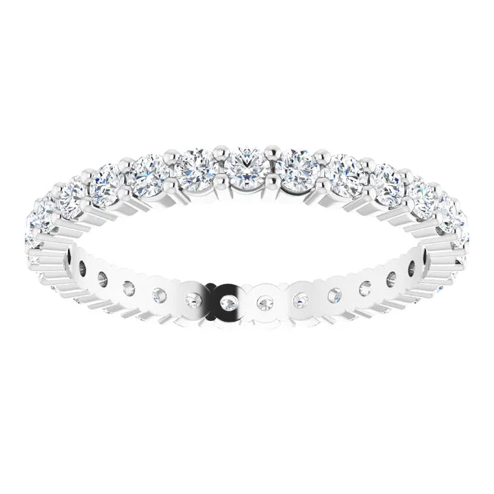 Lab Grown Diamond Eternity Ring, 7/8 CT, Common Prongs