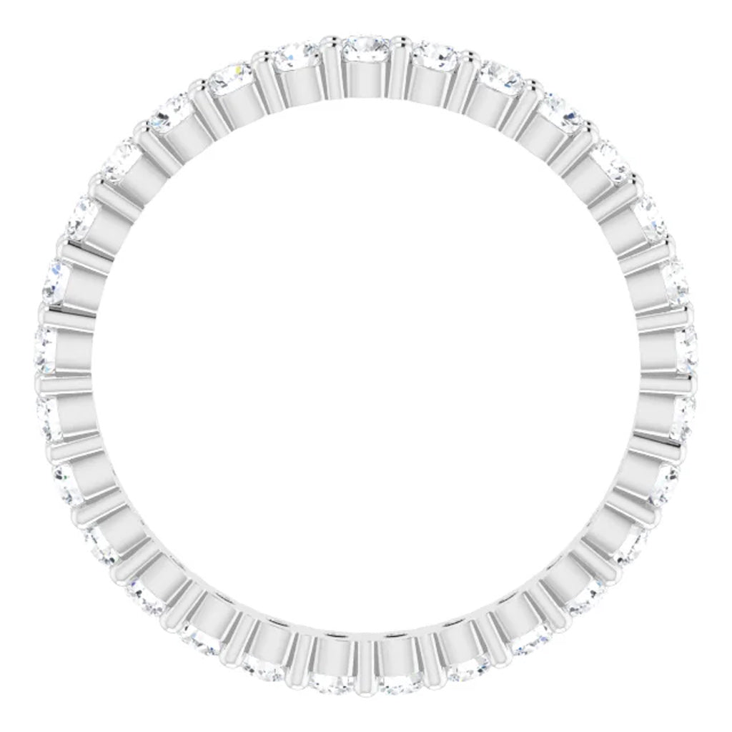 Lab Grown Diamond Eternity Ring, 7/8 CT, Common Prongs