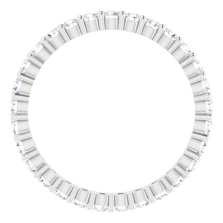 Lab Grown Diamond Eternity Ring, 7/8 CT, Common Prongs