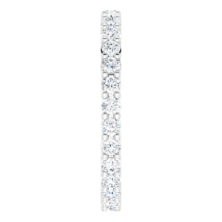 Lab Grown Diamond Eternity Ring, 7/8 CT, Common Prongs