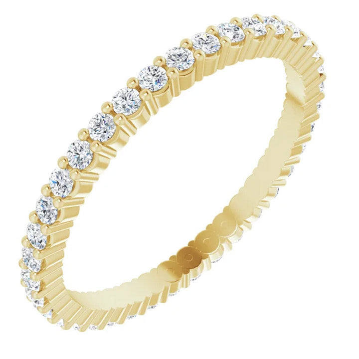 Lab Grown Diamond Eternity Ring, 1 CT, Common Prongs