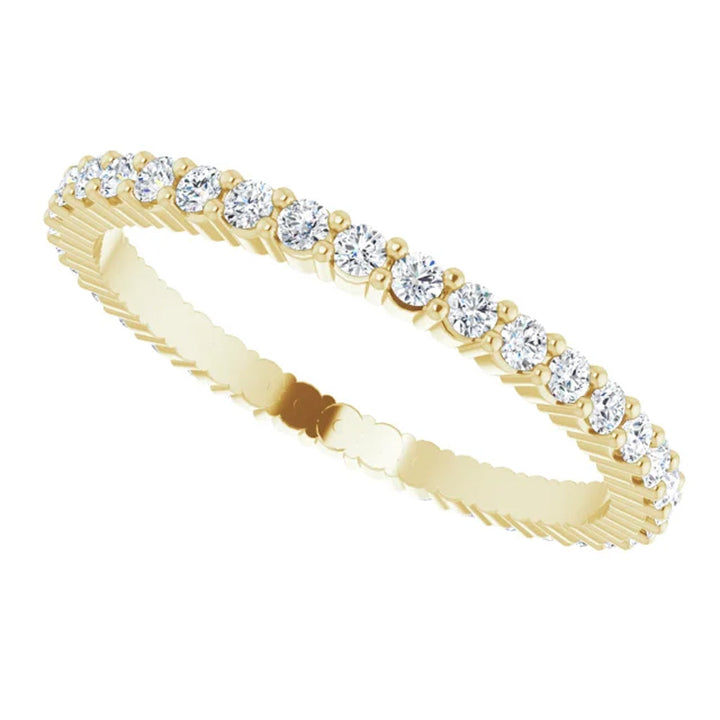 Lab Grown Diamond Eternity Ring, 1 CT, Common Prongs