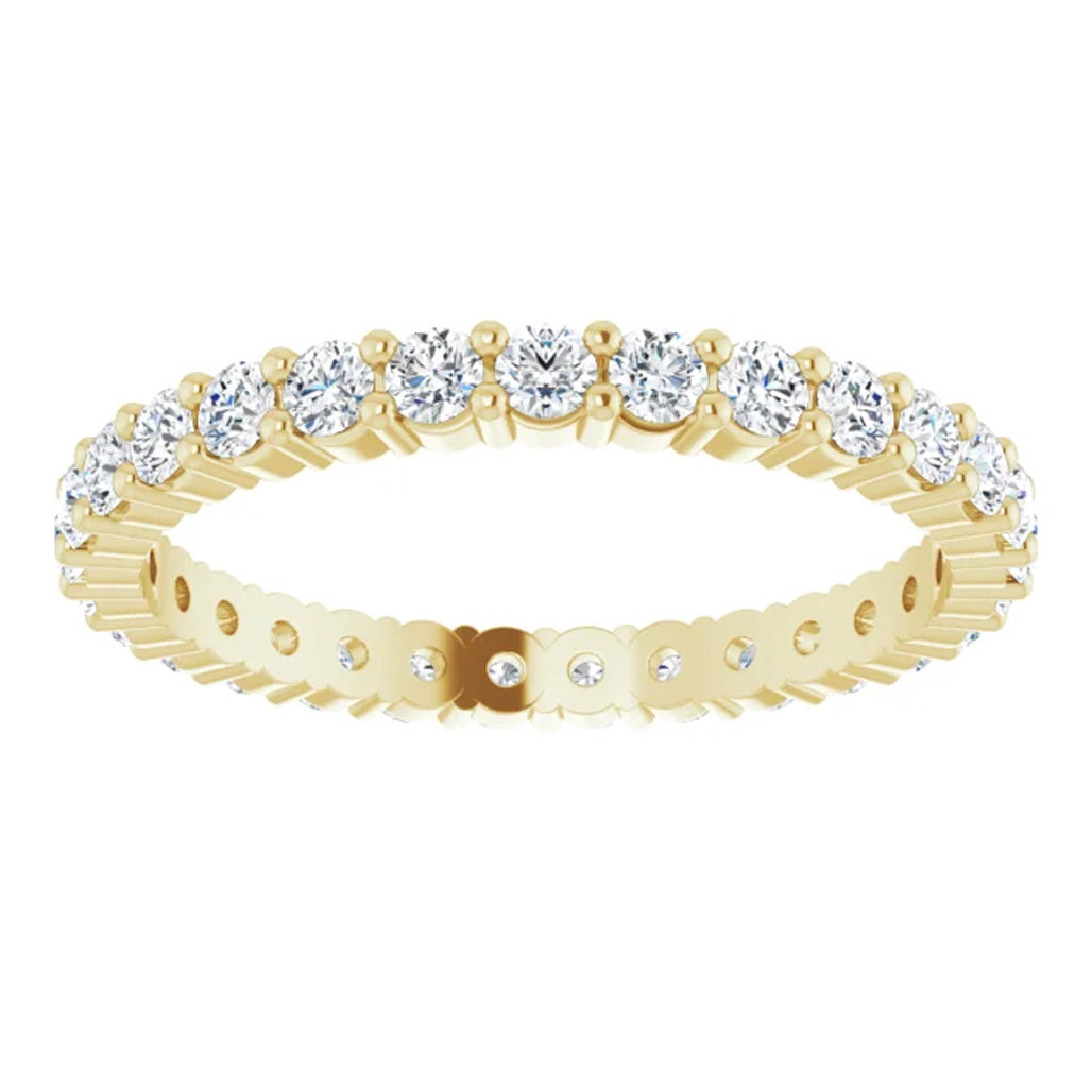 Lab Grown Diamond Eternity Ring, 7/8 CT, Common Prongs