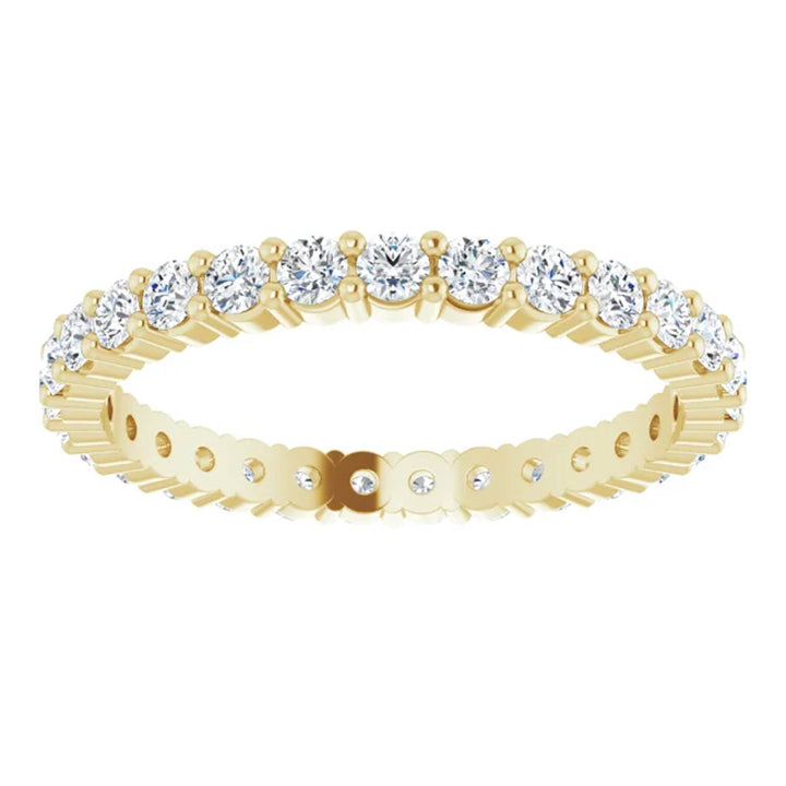 Lab Grown Diamond Eternity Ring, 7/8 CT, Common Prongs