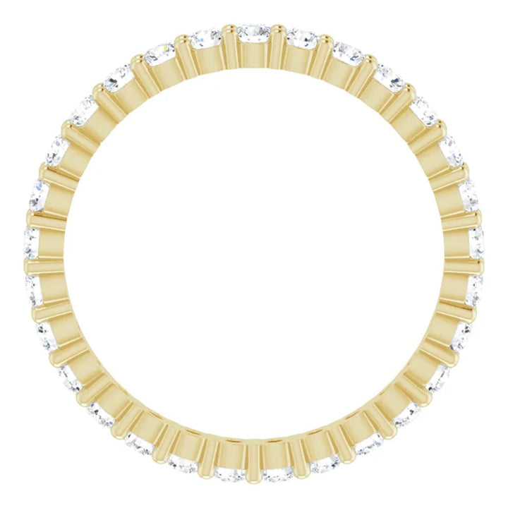 Lab Grown Diamond Eternity Ring, 7/8 CT, Common Prongs