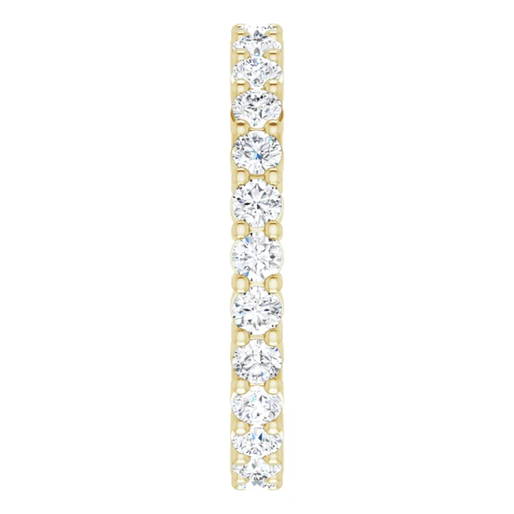Lab Grown Diamond Eternity Ring, 1 CT, Common Prongs