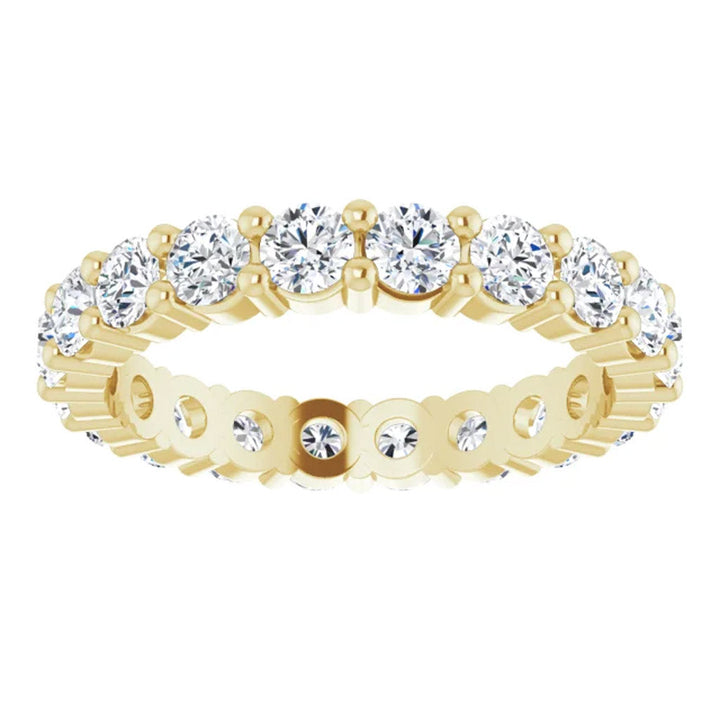 Lab Grown Diamond Eternity Ring, 2 CT, Common Prongs