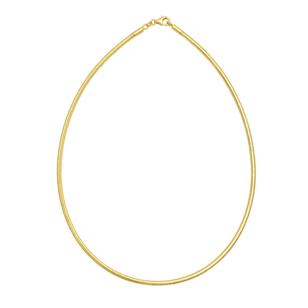 14K 2.8mm Stretch Necklace, view 2