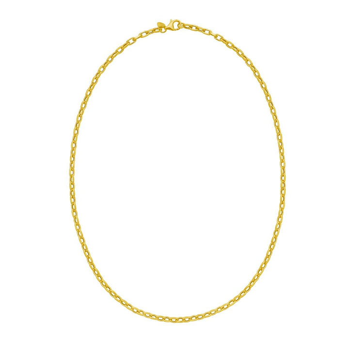 14K 3.3mm Charm Links Chain, view 4