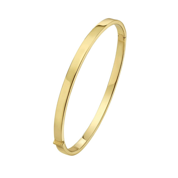 14K 4mm Classic Bangle, front view