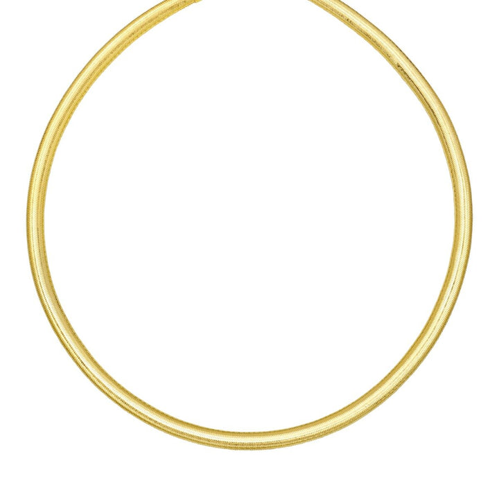 14K 5.5mm Stretch Mesh Necklace, front view
