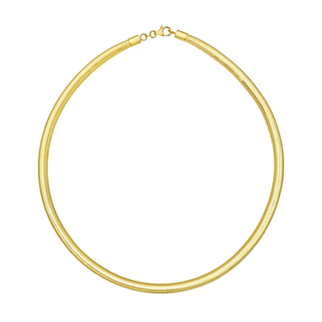 14K 5.5mm Stretch Mesh Necklace, view 2