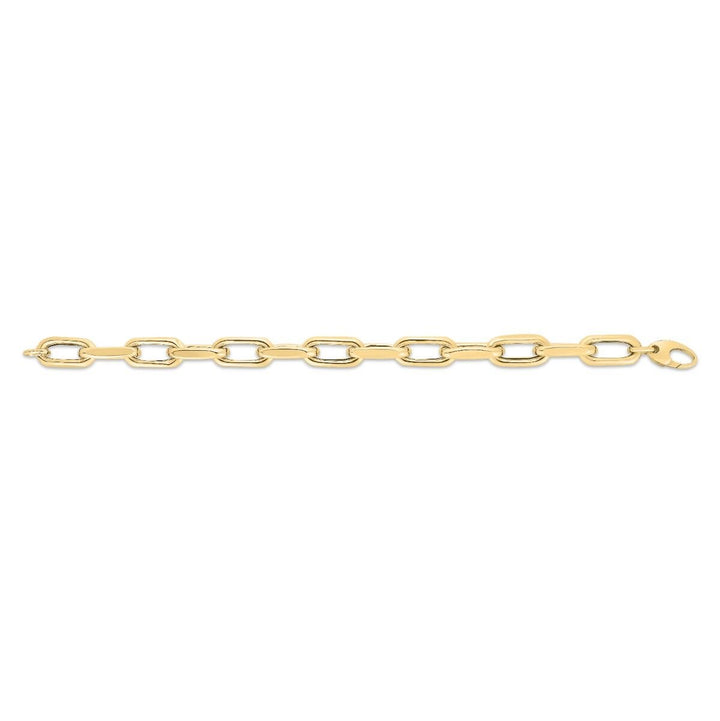 14K 9mm French Cable Fashion Link Chain, view 4