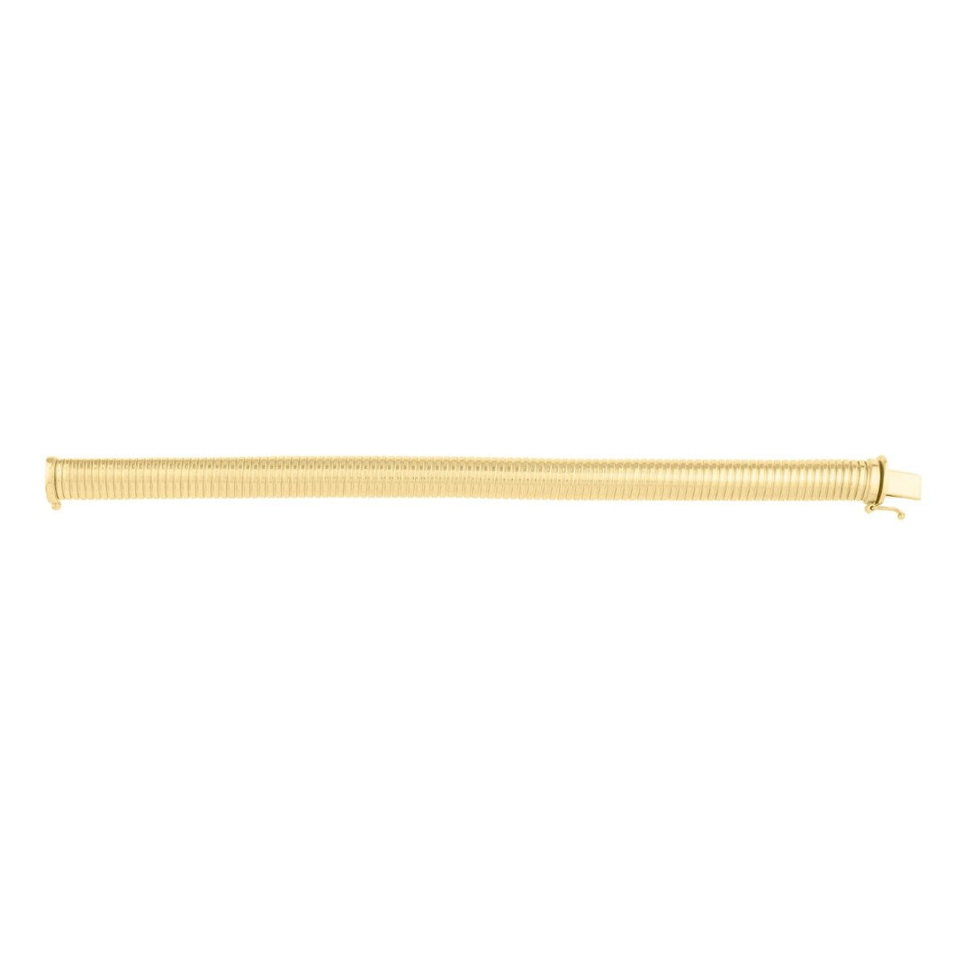 14K 9mm Tubogas Bracelet, view 2