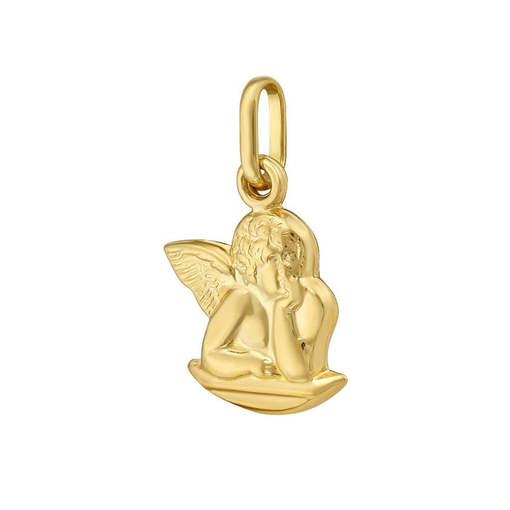 14K Angel Charm, view 2