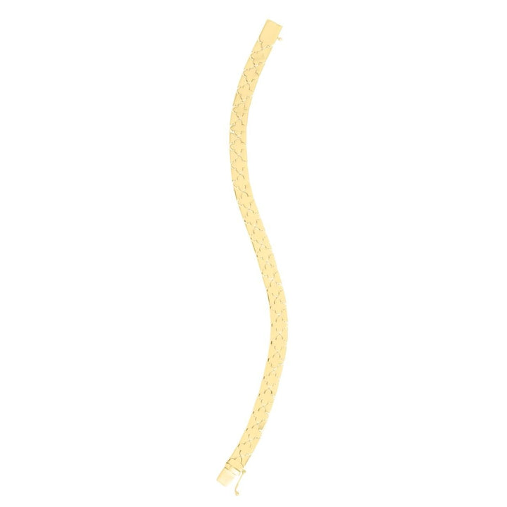 14K Clover Bracelet, view 2
