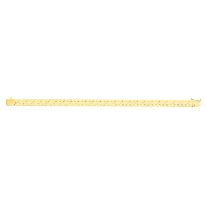 14K Clover Bracelet, view 3