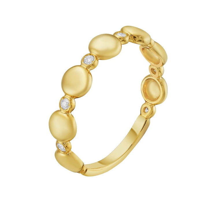 14K Diamond Bauble Ring, view 3