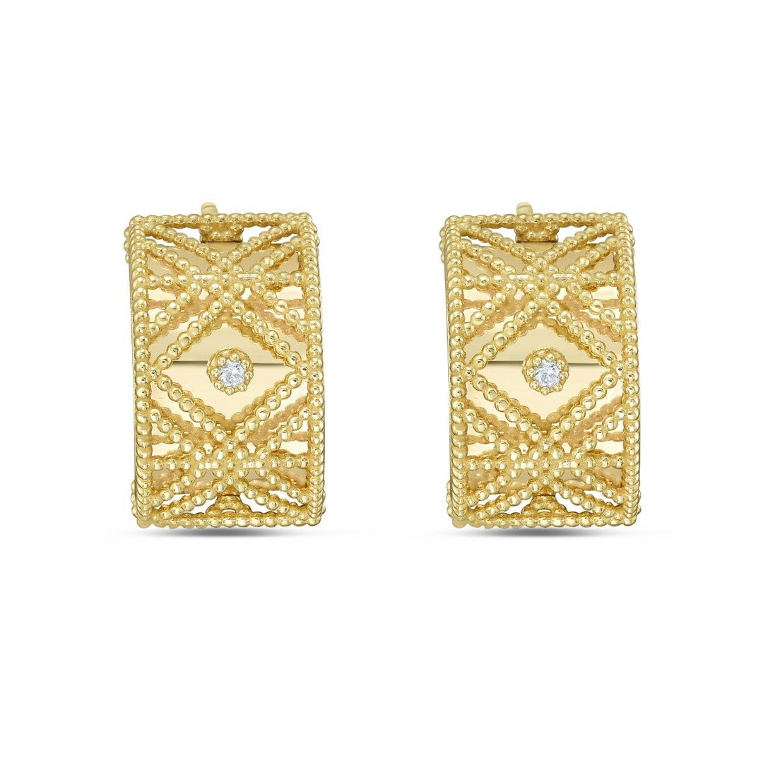 14K Diamond Vannèrie Earrings, view 3
