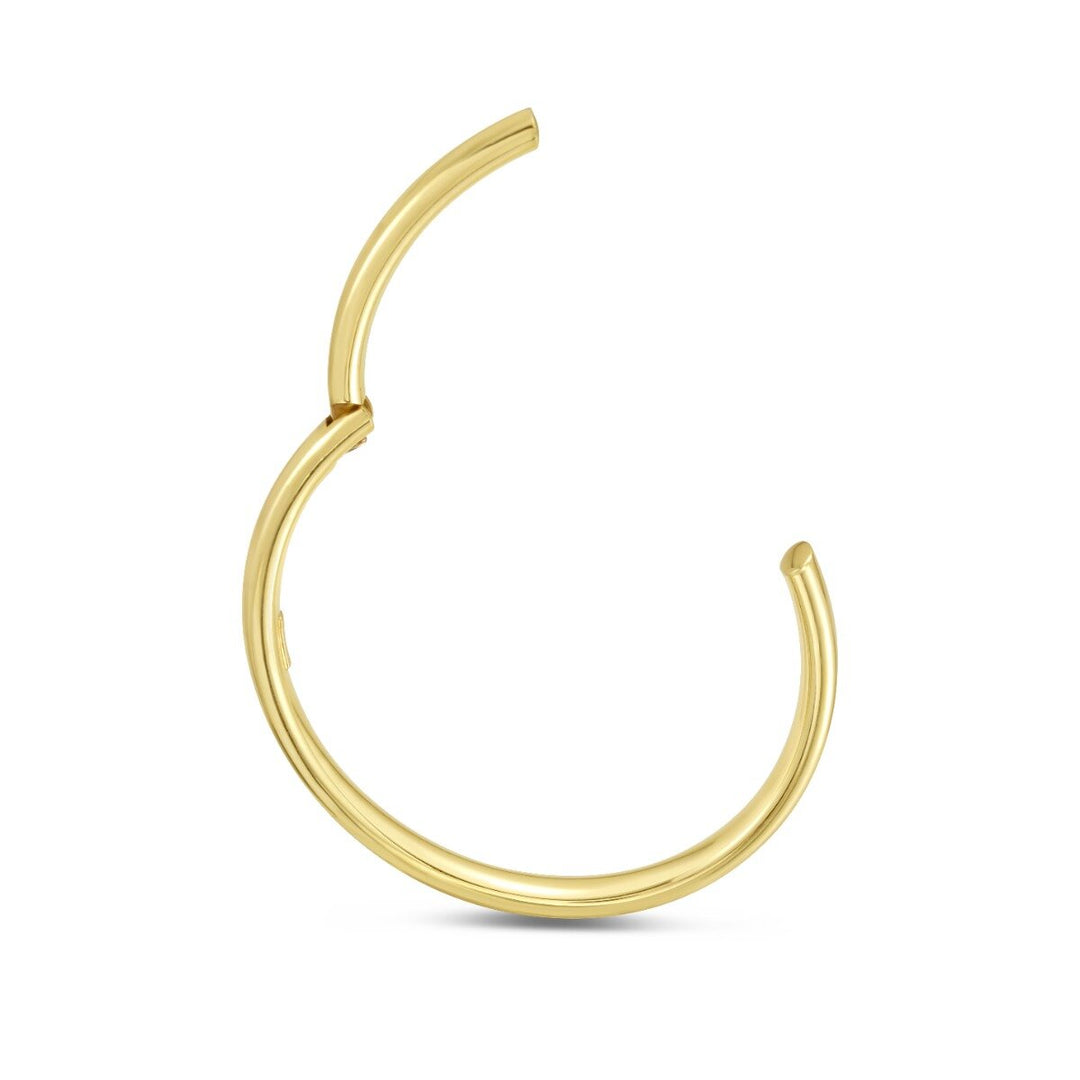 14K Domed Cuff Bangle, view 3
