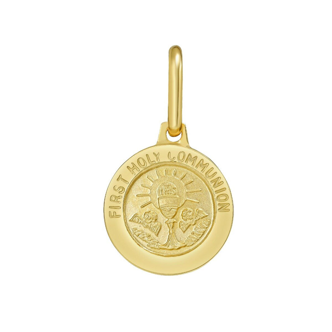 14K First Holy Communion Charm, front view
