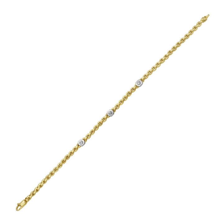 14K Hardware Venetian Bracelet, view 2