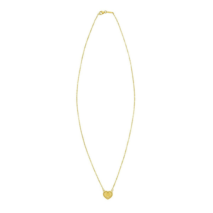 14K Heart Prosecco Pendant, view 2