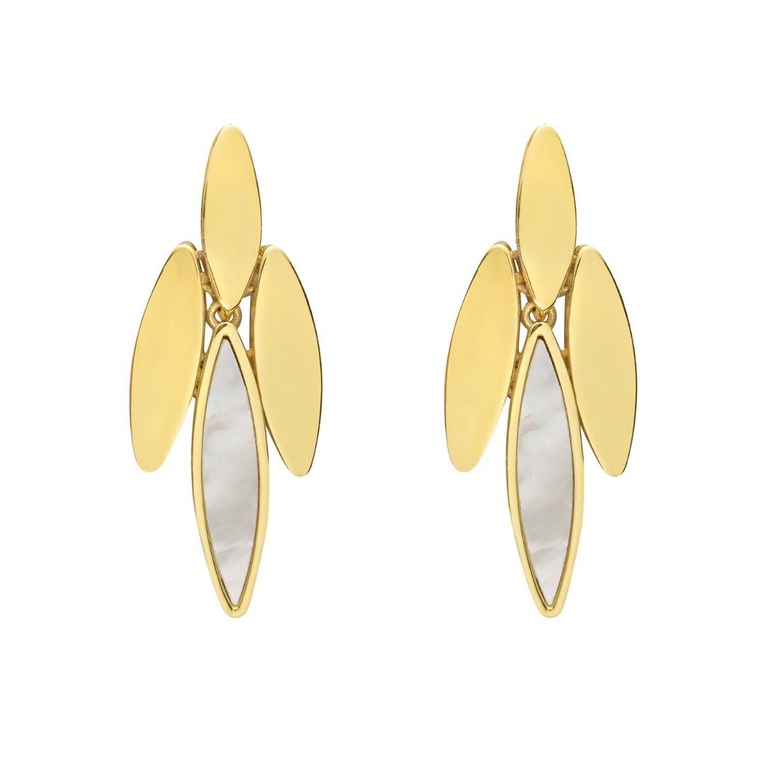 14K La Grand Dame Earrings, view 3