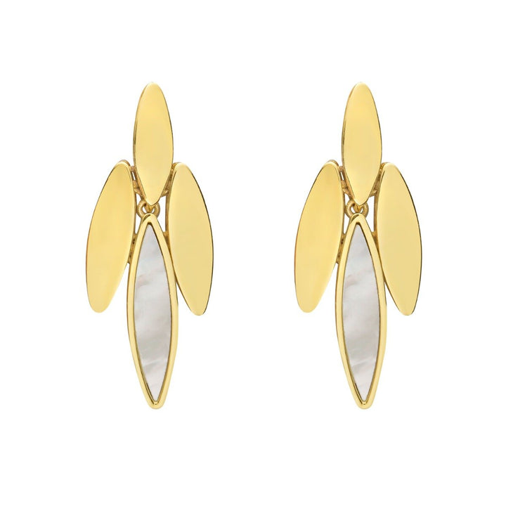 14K La Grand Dame Earrings, view 3