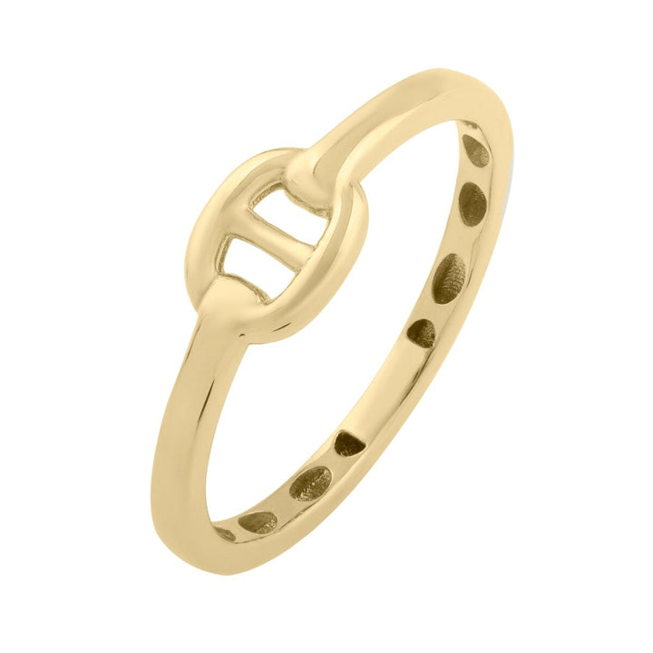 14K Mariner Link Ring, view 2
