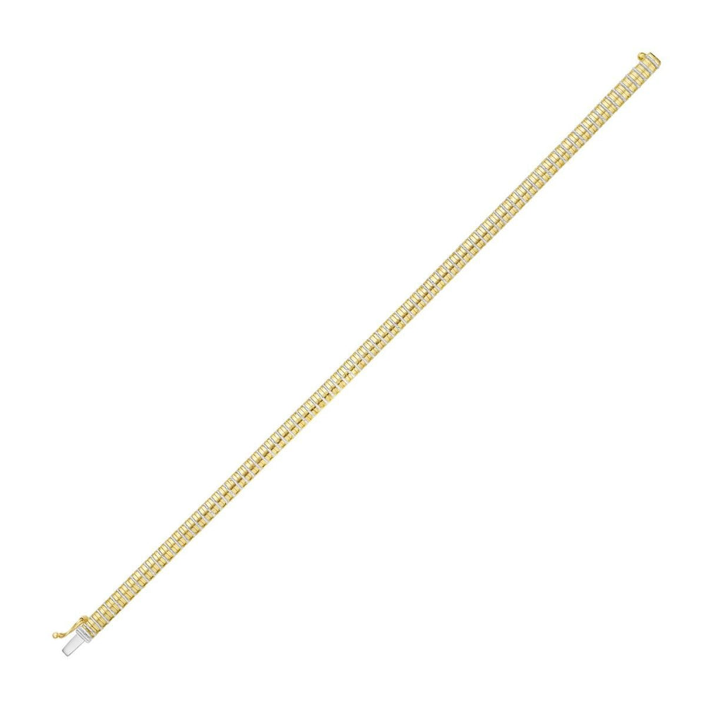 14K Mini Diamante Bracelet, view 2