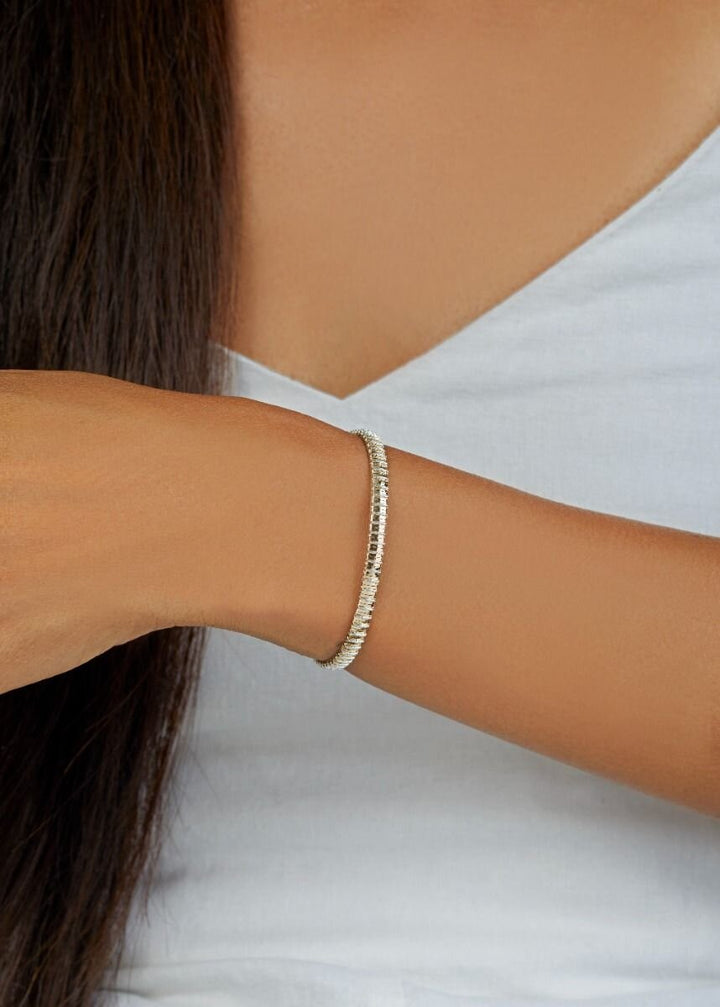 14K Mini Diamante Bracelet, view 3