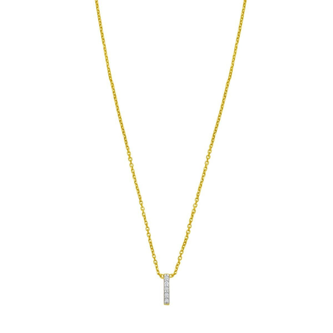 14K Mini Diamond Initial - ALL LETTERS, view 10