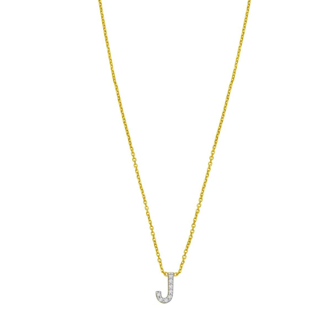 14K Mini Diamond Initial - ALL LETTERS, view 11