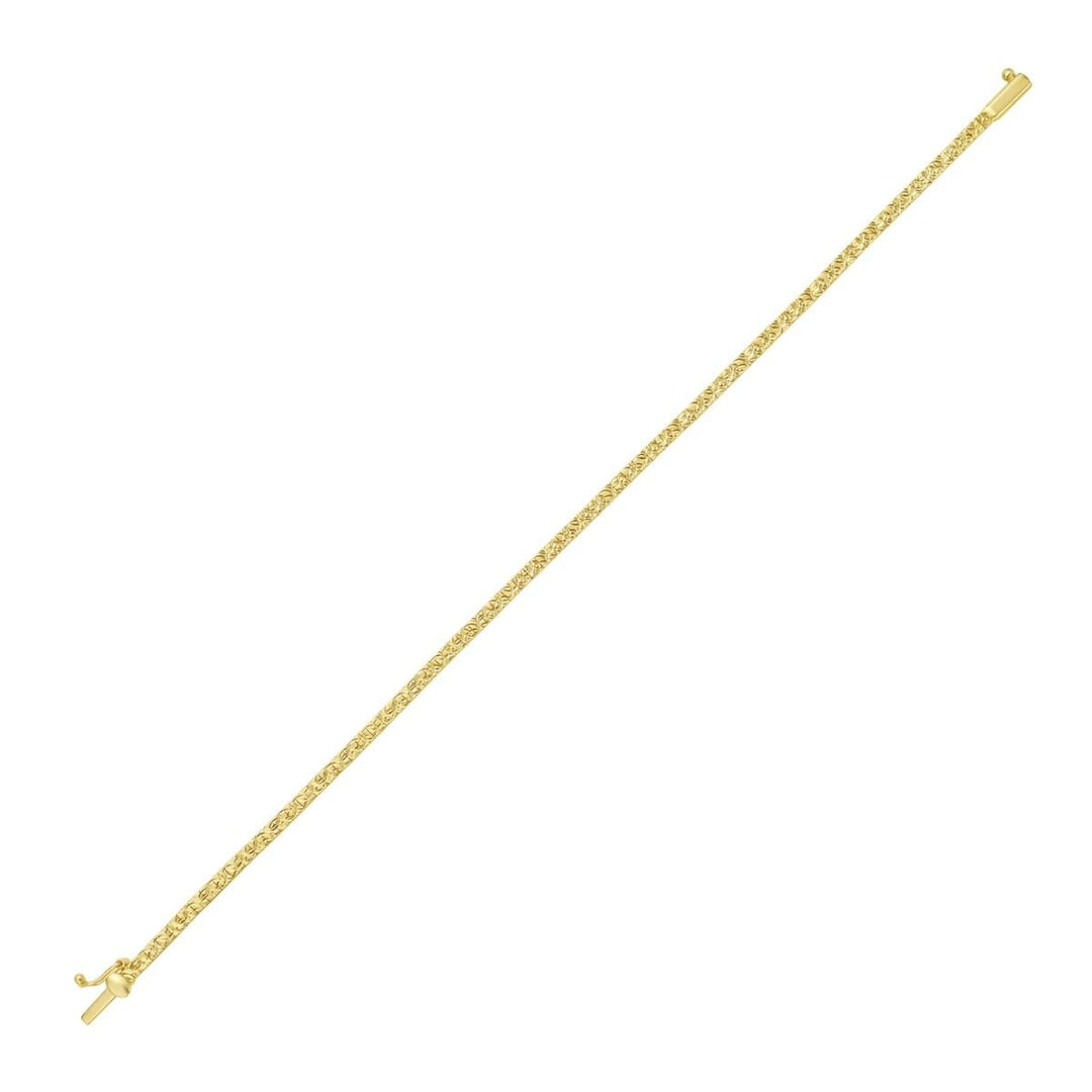 14K Mini Glacier Bracelet, view 2