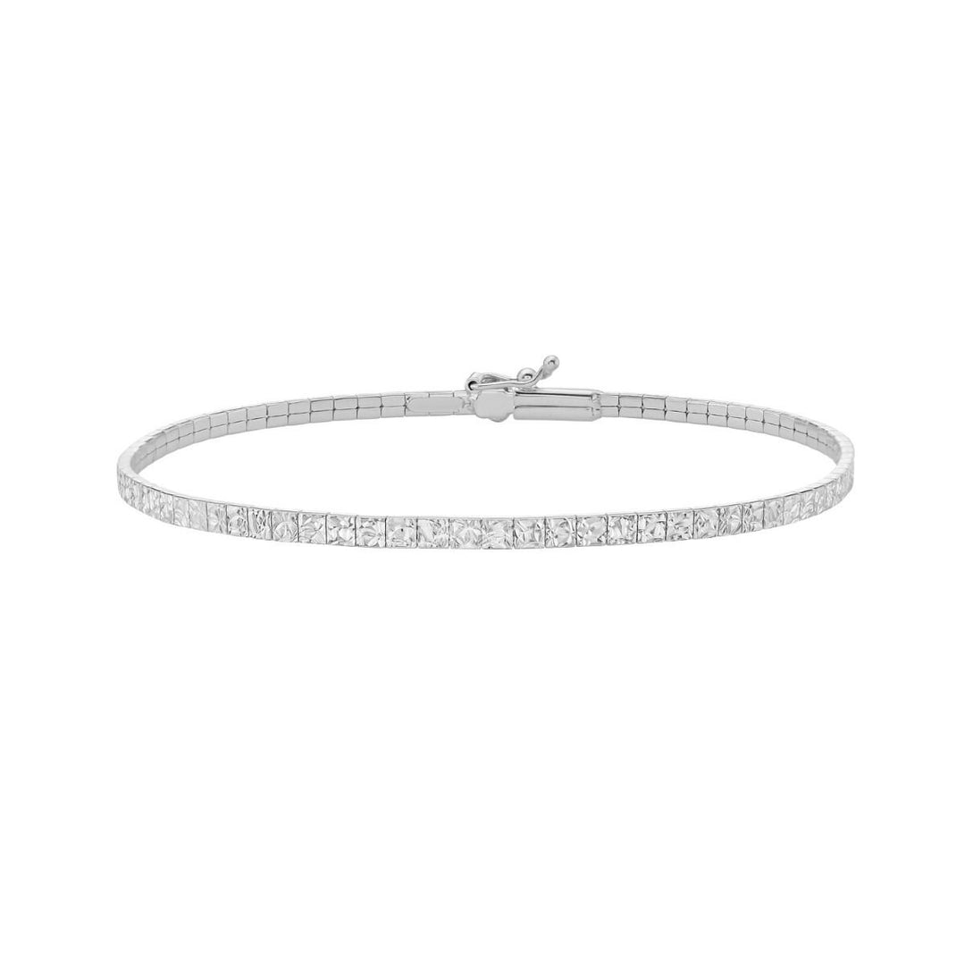 14K Mini Glacier Bracelet, front view