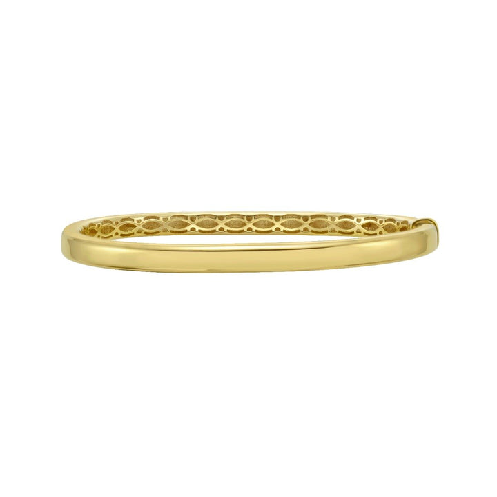 14K Oval Bangle, view 3