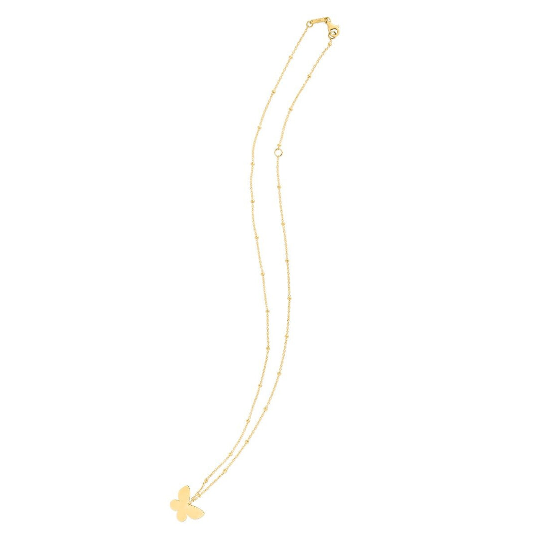 14K Pápillon Butterfly Necklace, view 2