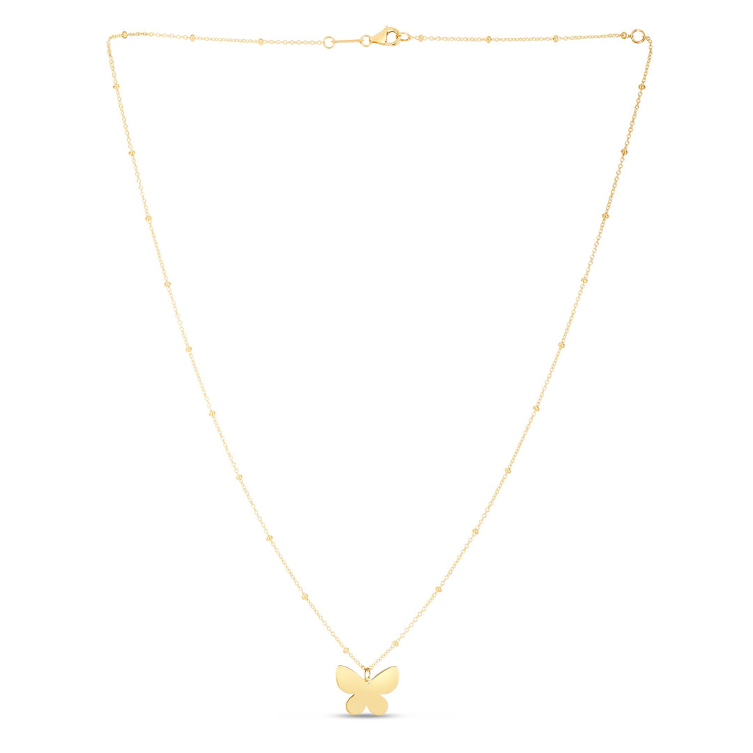 14K Pápillon Butterfly Necklace, view 3