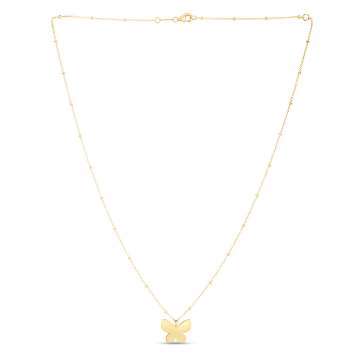 14K Pápillon Butterfly Necklace, view 3