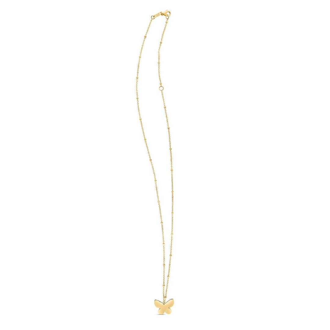 14K Pápillon Butterfly Necklace, view 4