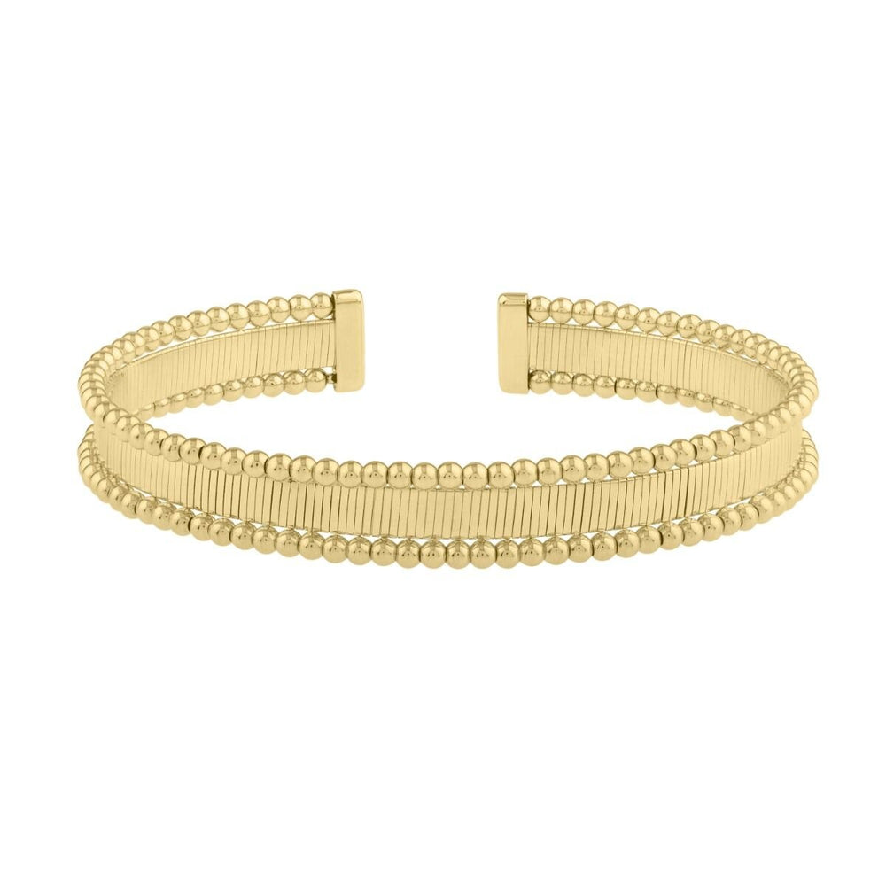 14K Pallina Beaded Bangle, view 2