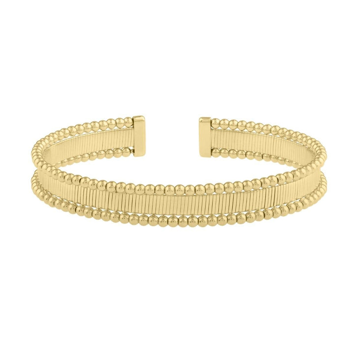 14K Pallina Beaded Bangle, view 2